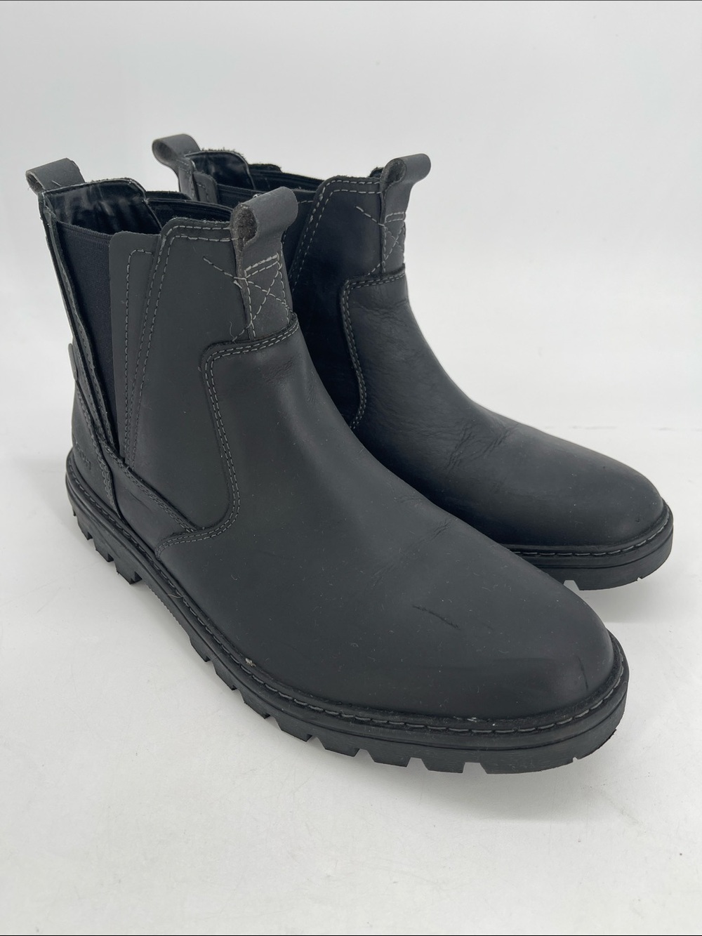 Rockport Weather or Not Black Waterproof Men’s Chelsea Boots Size 10